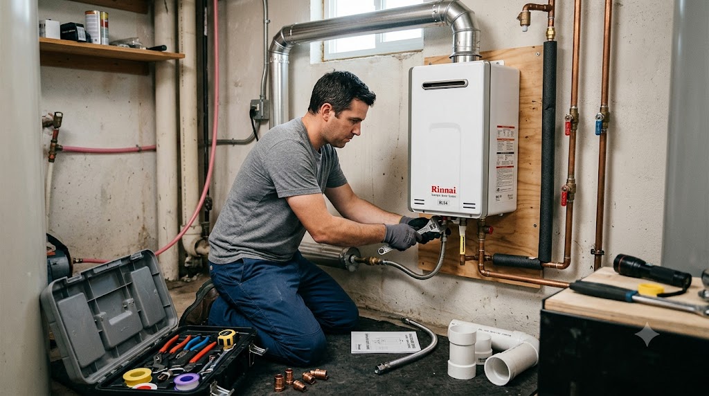 Can You DIY Install a Rinnai Tankless Heater?